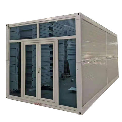 折りたたみコンテナハウス 家庭用品 20ft オフィス ホテル滞在ニーズのためのPVCスライドウィンドウ
