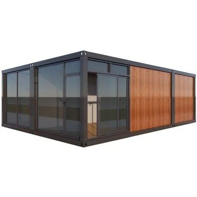 現代のデザイン 木製コンテナハウス 木製移動生活コンテナハウスのための40フィート