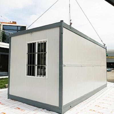 簡単にインストール 20ft スチールサンドイッチパネル ポータブル レディメイド 折りたたみコンテナハウス