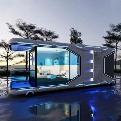 カプセル モジュール型住宅 移動型住宅 コンテナハウス 移動型 プリファブリック
