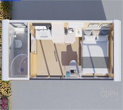 オーダーメイド モダンデザイン モバイル スチール構造ビル アップルキャビン ポータブルハウス