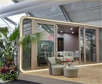 オーダーメイド モダンデザイン モバイル スチール構造ビル アップルキャビン ポータブルハウス
