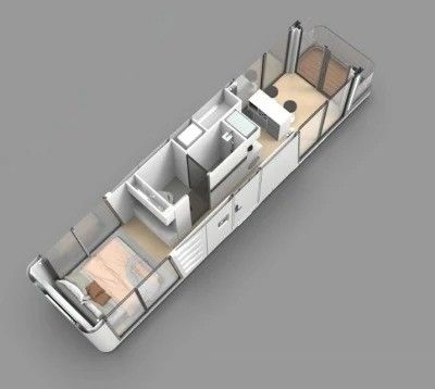 スチールドア モジュール型ホーム 船舶ハウス 宇宙カプセルハウス 小さな家