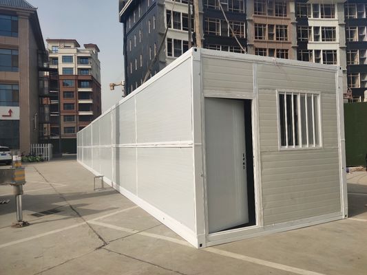 20フィートの鋼鉄構造物 折りたたみ生活 18mm MGO板床のプリファブモジュール住宅