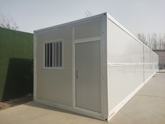 20フィートの鋼鉄構造物 折りたたみ生活 18mm MGO板床のプリファブモジュール住宅