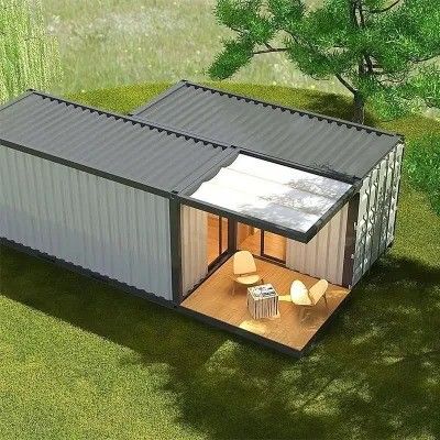 カスタマイズされた色 拡張可能なコンテナハウス 軽鋼のフレームと建設