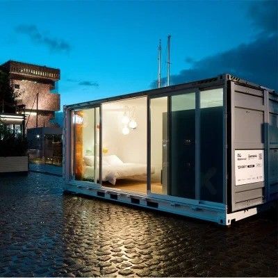 カスタマイズされた色 拡張可能なコンテナハウス 軽鋼のフレームと建設
