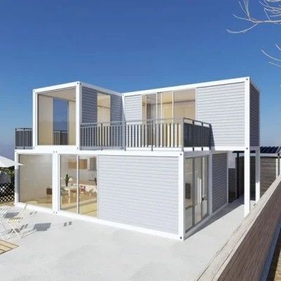 カスタマイズされた色 拡張可能なコンテナハウス 軽鋼のフレームと建設
