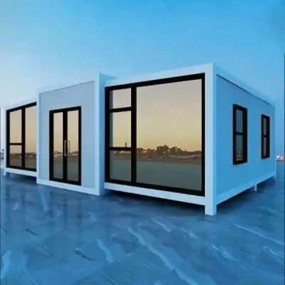 アメリカにおける近代的なリビングルームのための大型40FT20FT豪華拡張コンテナハウス