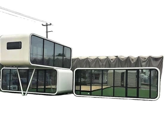 20ft/40ft モダンデザインスタイル コンテナ 軽鋼構造枠のオフィスハウス