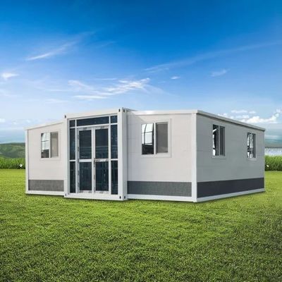 アメリカにおける近代的なリビングルームのための大型40FT20FT豪華拡張コンテナハウス