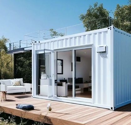 20ft 40ft 拡張可能 プリファブリック ホームステイ ホテル 庭 寝室 コンテナ