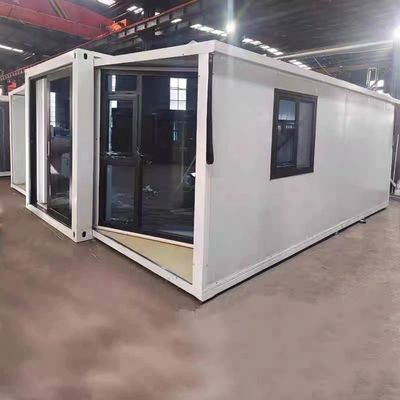 鉄ドアのプリファブ 20/40FT ポータブルモバイル拡張可能な小型ラグジュアリーコンテナハウス