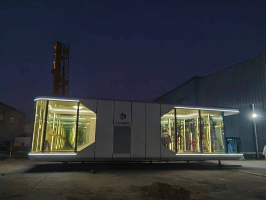 迅速な設置の利点を備えた屋外プレファブスペースカプセルハウス
