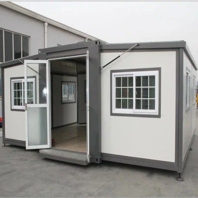 ワークショップ 倉庫 20FT 40FT モダン 鋼製 プリファブ ミニ モバイル モジュール式 拡張可能 家