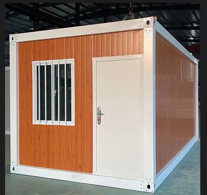 オフィスビル 簡単に組み立てられ床が18mmMGOボードのプリファブリック住宅