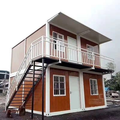 オフィスビル 簡単に組み立てられ床が18mmMGOボードのプリファブリック住宅