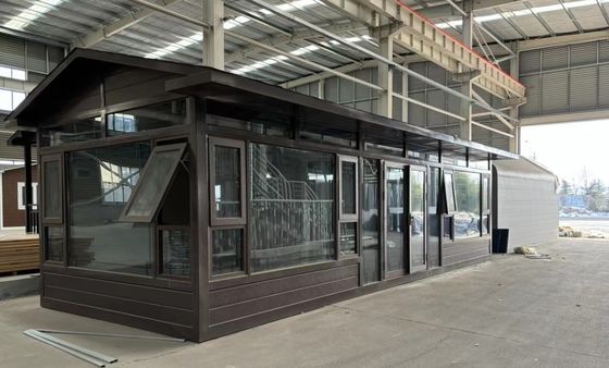 ホテル ガーデン 寝室 と 急速 な 建設 の ホームステイ の ための アルミ 窓 携帯 コンテナ 家