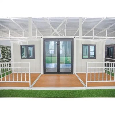 ワークショップ倉庫建設のための20フィート/40フィートの標準プリファブモジュールコンテナハウス