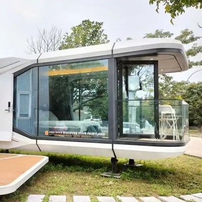 20フィート40フィートのための完全に家具を装飾した 高級プリファブリックモバイル宇宙カプセルハウス