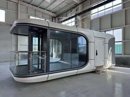 軽鋼プリファブハウス ポータブルプリファブリック ラグジュアリー宇宙カプセル コンテナ