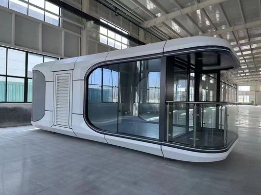 軽鋼プリファブハウス ポータブルプリファブリック ラグジュアリー宇宙カプセル コンテナ