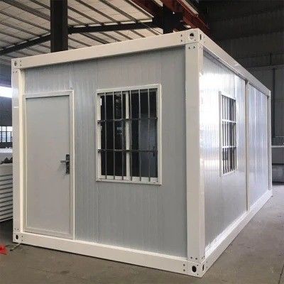 ホーム オフィス テクノロジー コンテナハウス 鋼筋構造のフレームを溶接した