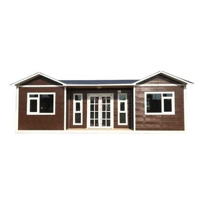 鉄ドア モバイルハウス モジュール型住宅 グラスカーテン壁付きプリファブコンテナ