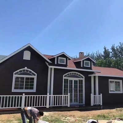 鉄ドア モバイルハウス モジュール型住宅 グラスカーテン壁付きプリファブコンテナ