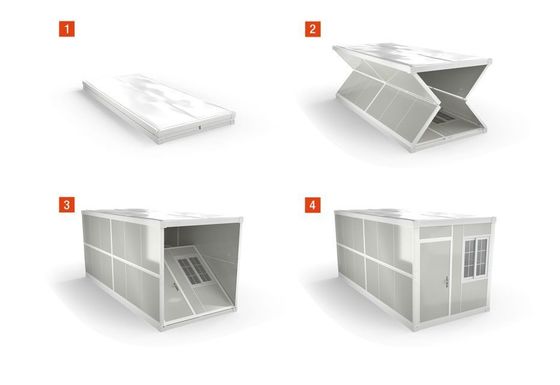 モダンデザイン 20Ft 40Ft オフィス モジュール型ホーム コンテナハウス