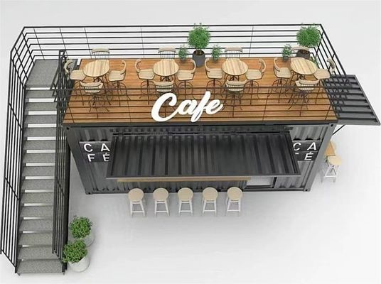 ワークショップのためのポータブル改造コーヒーショップ モバイルリビング コンテナハウス