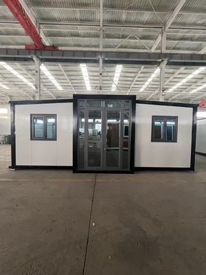 モダンなプリファブ拡張住宅 3 In 1 スチールベッドルーム コンテナハウス