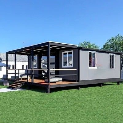 ホーム オフィス プリファブ モジュール型 モダン 豪華 リビング ハウス 拡張可能なコンテナハウス