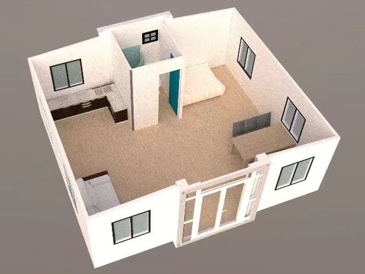 ホーム オフィス サンドイッチパネル モジュール式コンテナ ホーム シンプルで速いビルドデザイン