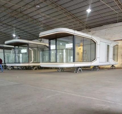 現代のシンプルさ 便利さ 利口 贅沢 スペースカプセル プリファブリック モジュール型住宅