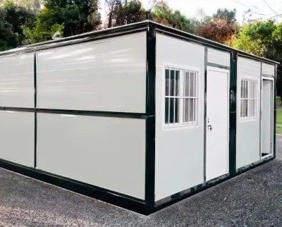 ワークショップ 倉庫 建設 事務所 カスタマイズされた色とデザインのフレームハウス