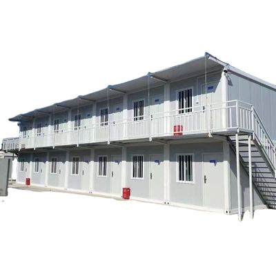 2階建ての現代的なフラットパックコンテナハウス