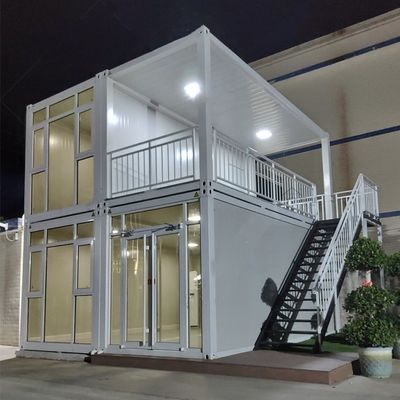 ステールサンドイッチパネル オフィス コンテナ 台所と18mmMGO板の床付きレストラン