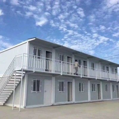 オーダーメイドカラーリビングホームのための現代デザインの鋼鉄構造コンテナハウス
