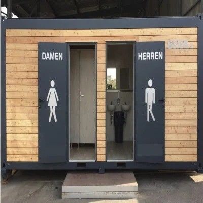 20FT/40FT スチールコンテナハウス/ホーム モバイル トイレ 格安なモジュール式生活