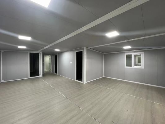ホテル 拡張可能な平坦コンテナハウス PVCスライディングウィンドウ 20ft 30ft 40ft