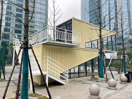 安全に設置されたモジュール型鋼鉄デザイン 贅沢な生活のためのカスタマイズされたポータブルフラットパック
