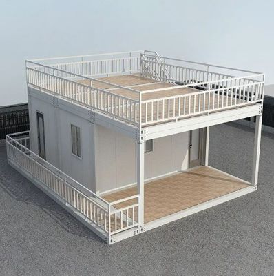 鉄のドアを持つコンテナハウス 究極のポータブルハウジングオプション
