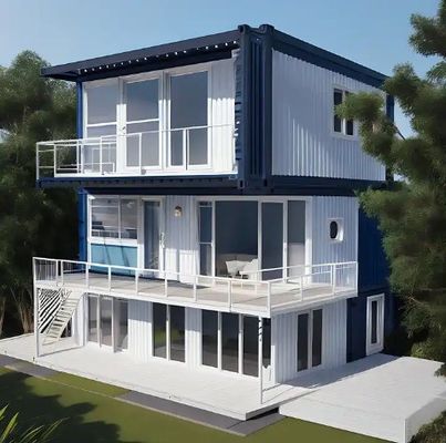 ホテルとオフィスのための理想的なポータブルフラットパックホーム コンテナハウス