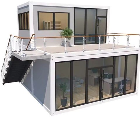 カスタマイズされた色 モジュール型多階建てのプリファブハウス コンテナ 家 建物