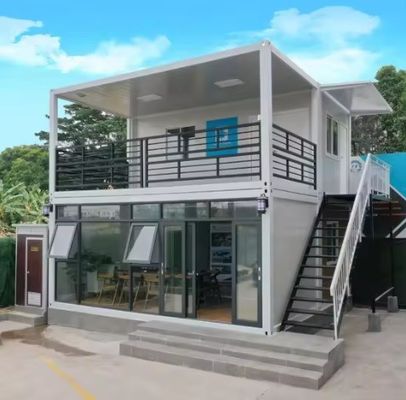 カスタマイズされた色 モジュール型多階建てのプリファブハウス コンテナ 家 建物