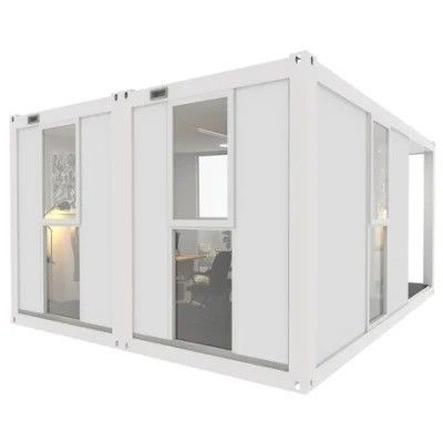 屋外移動生活 コンテナハウス ポータブルハウス 積み立てられる プリファブリック