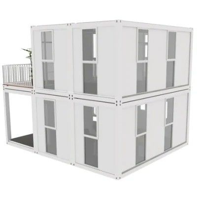 屋外移動生活 コンテナハウス ポータブルハウス 積み立てられる プリファブリック