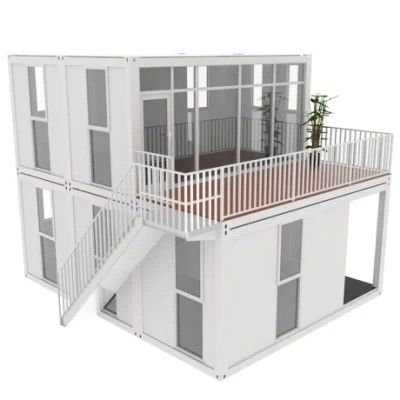 屋外移動生活 コンテナハウス ポータブルハウス 積み立てられる プリファブリック