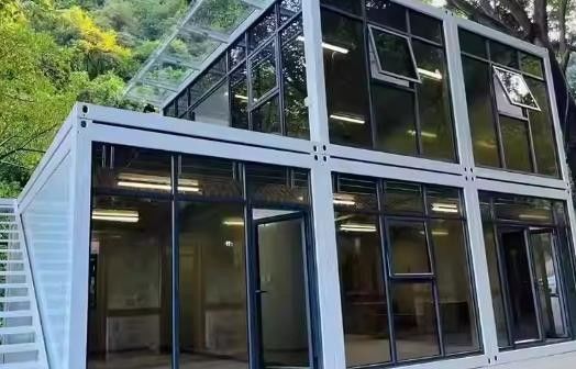 引換可能なオフィス モバイル フラットパックハウス モダンなデザイン リサイクル素材